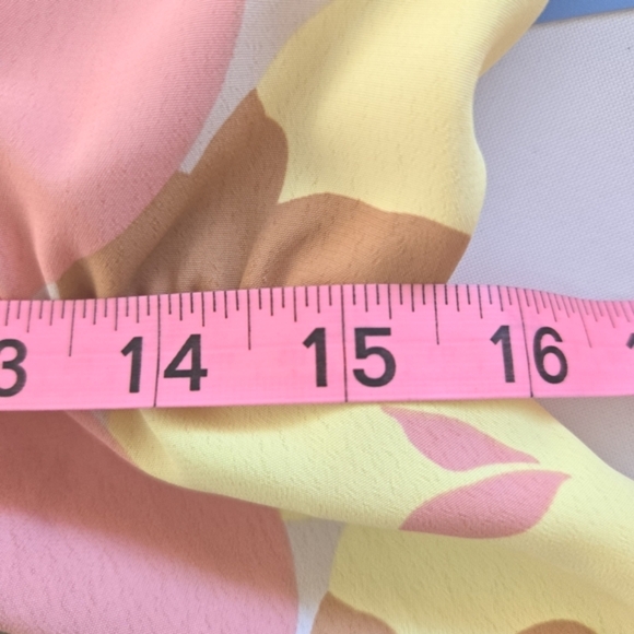 SANCTUARY 60s Retro Floral Smocked Back Spaghetti Strap Tiered Maxi Dress Size L - Picture 12 of 14